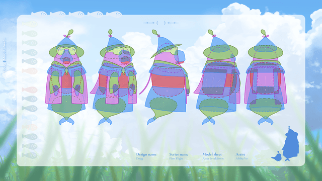 Character concept design package